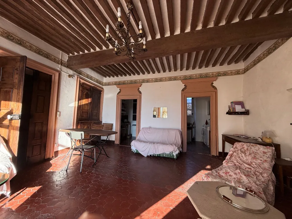 Séjour - Maison de Maître du XVIIe siècle à Rénover à Sault