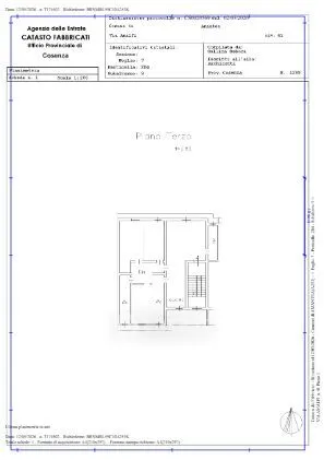 Floor Plan - Apartment with Terraced View in Amantea