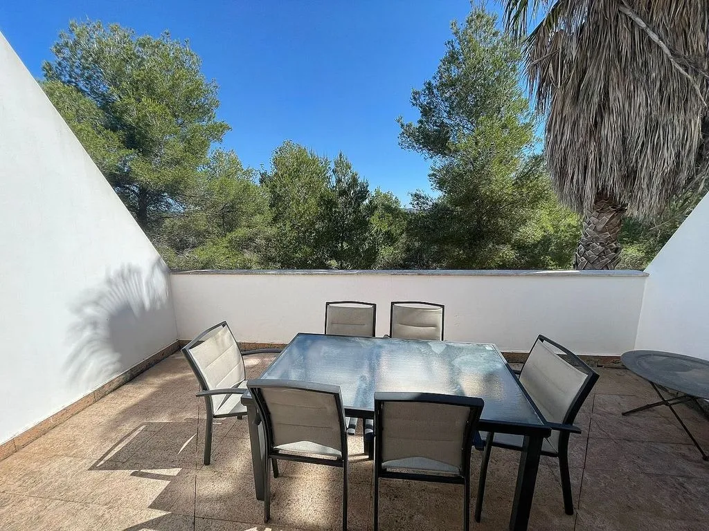 Terrasse - Duplex with Pool in Santa Eulària des Riu