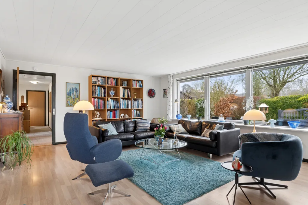 Soggiorno - Estate Villa with Lake View in Rødding