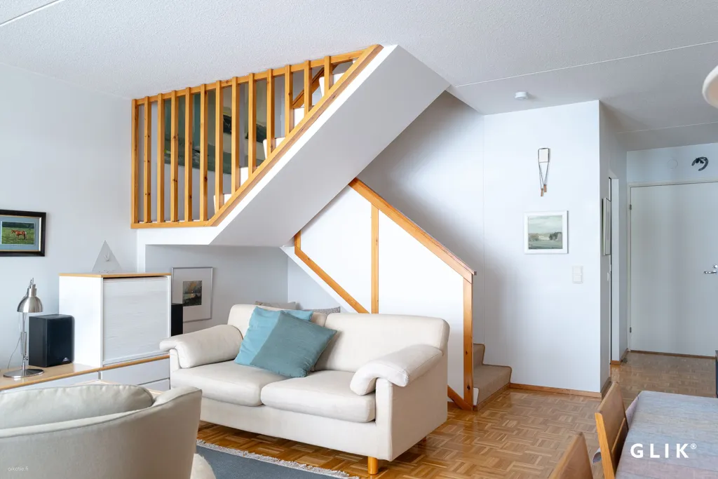 Salón - Apartment with Lake View in Tohloppi, Tampere