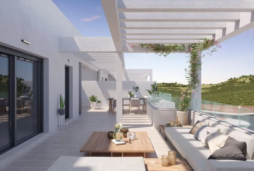 Terrasse - Luxury Apartment with Pool in Málaga