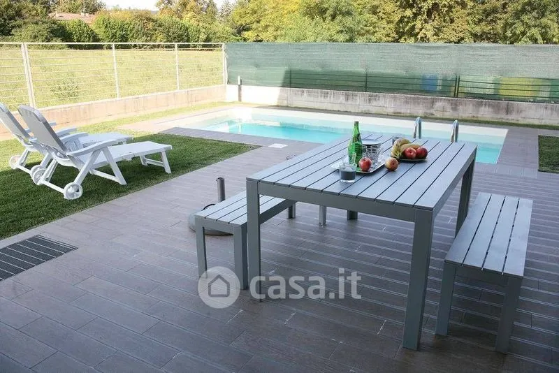 Pool - Modern Villa with Pool in Soiano del Lago