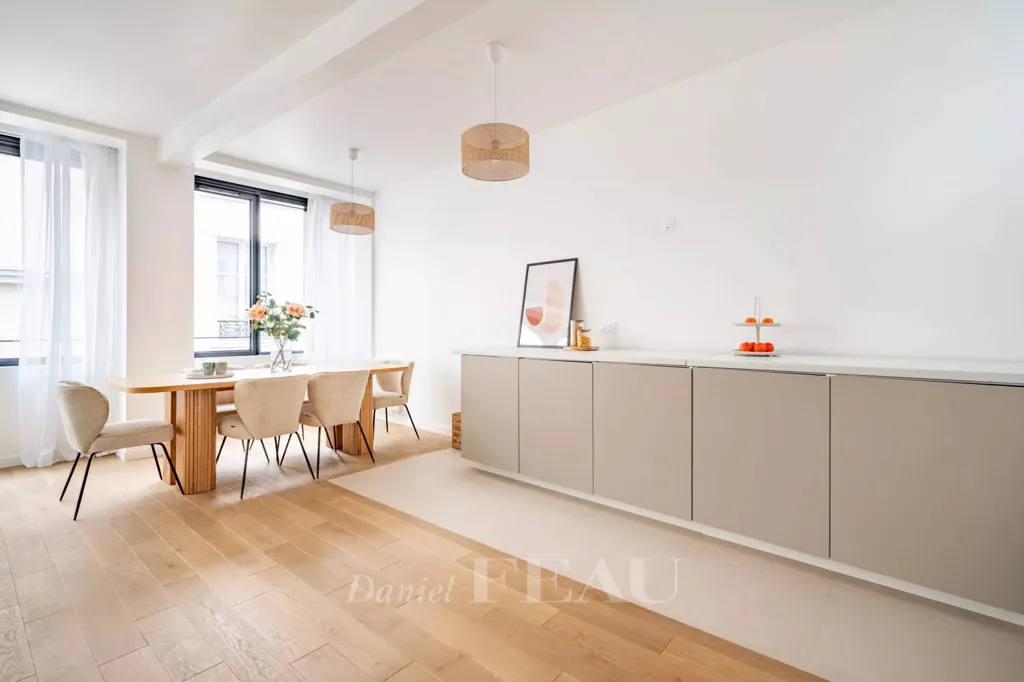 Salle à manger - Appartement avec Ascenseur dans le 4ème Arrondissement de Paris