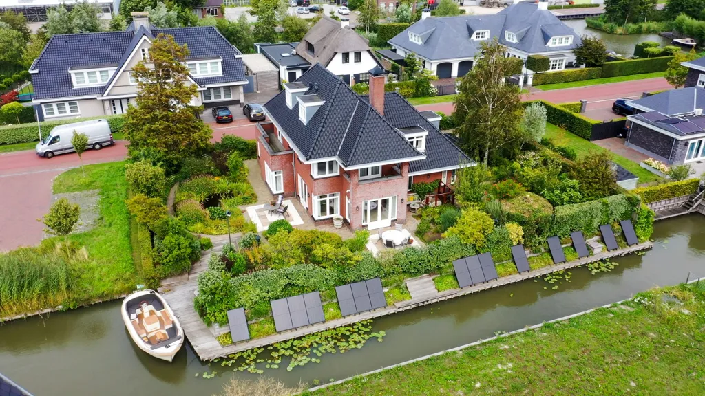 Vista aerea - Villa with Private Marina in Kwintsheul