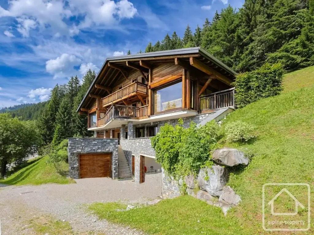 Välivaade - Luxury Chalet with Panoramic View in Châtel
