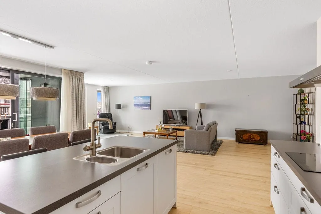 Cuisine - Modern Apartment with Balcony in Sneek