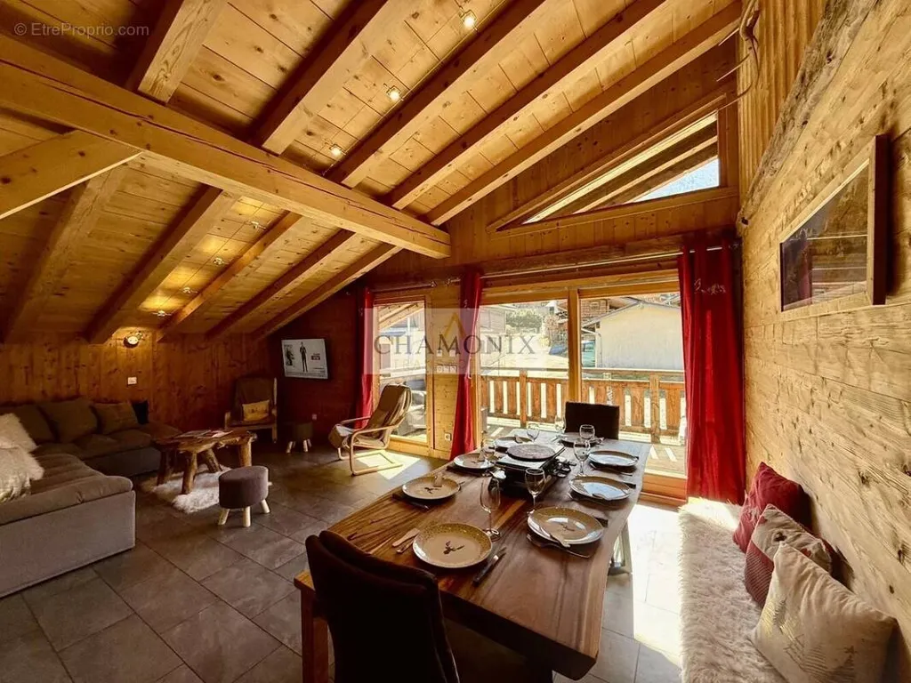 Salle à manger - Appartement avec Balcon à Les Houches