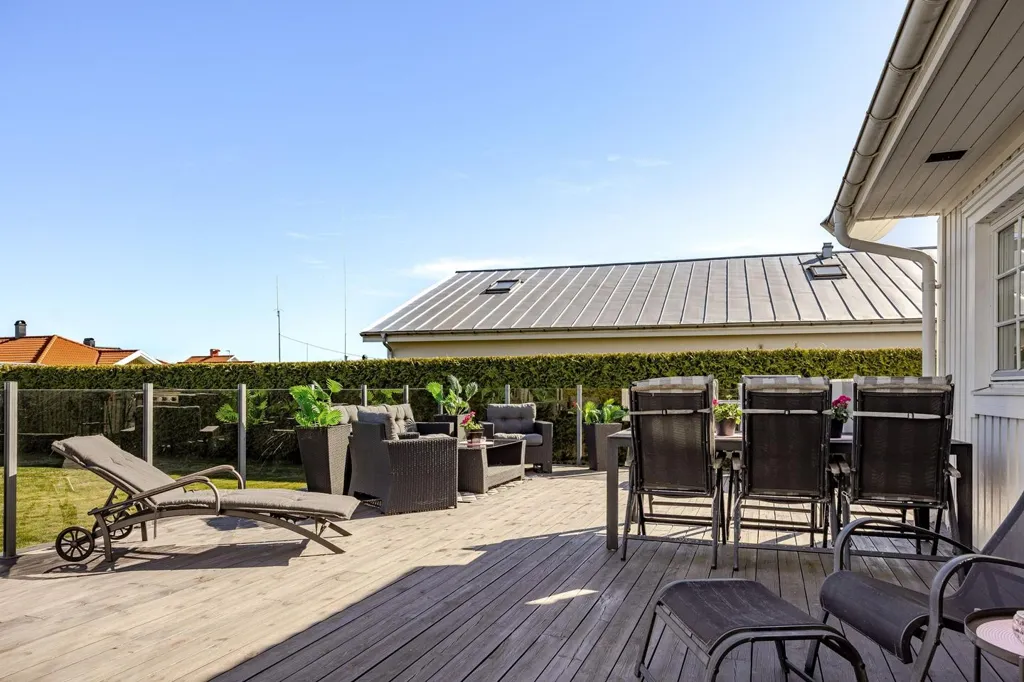 Terrasse - Villa with Garden in Motala