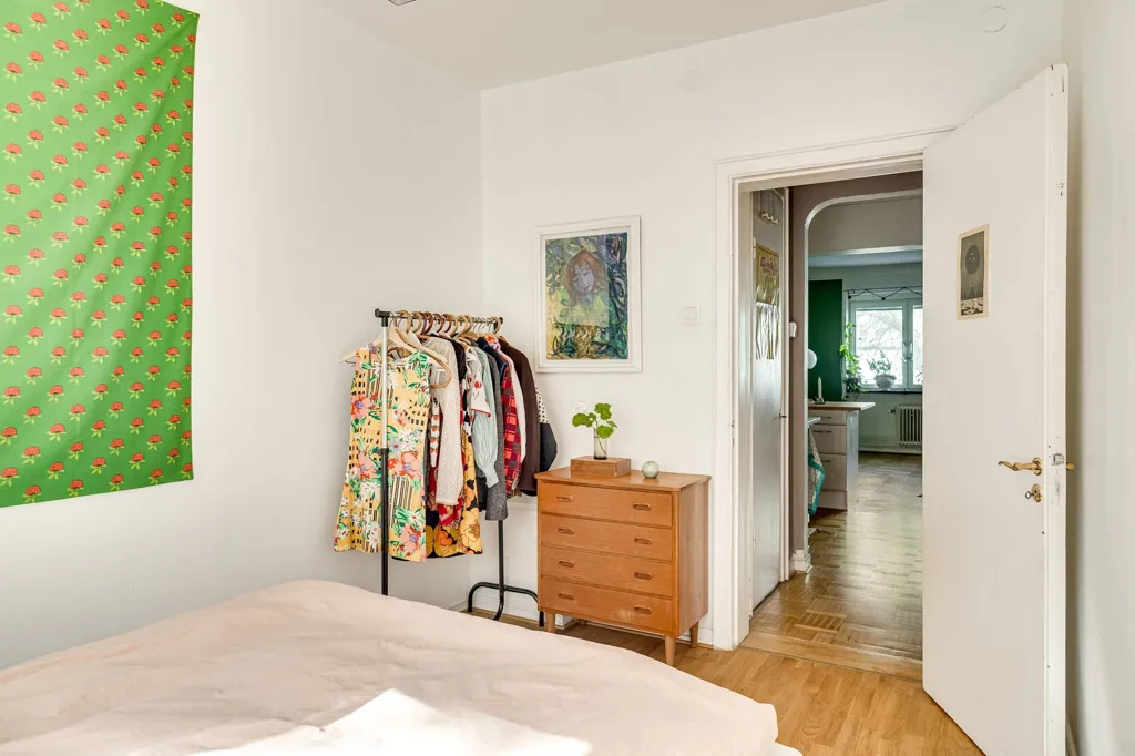 Camere da letto - Open-Plan 2-Bedroom with 1930s Charm in Malmö