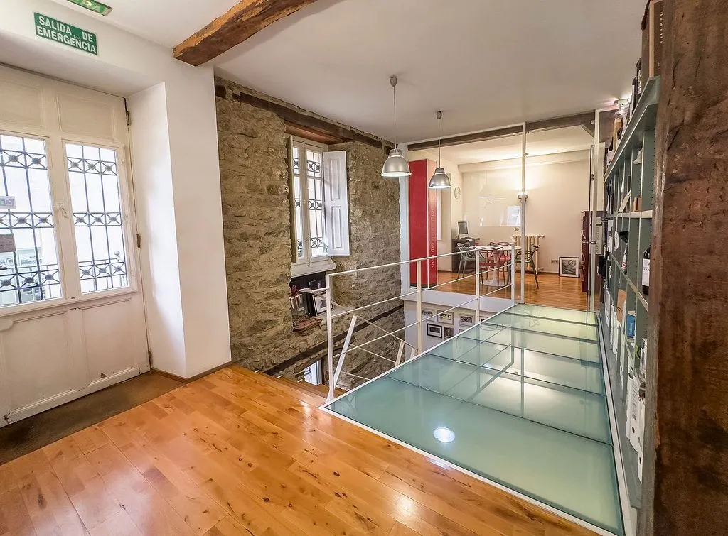 Séjour - Modern Flat with Street Views in Vitoria Centre