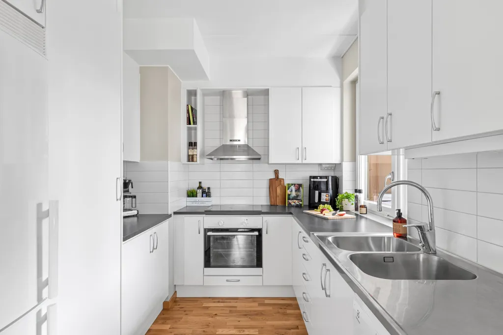 Cuisine - Modern Flat with 20 m² Balcony in Uppsala