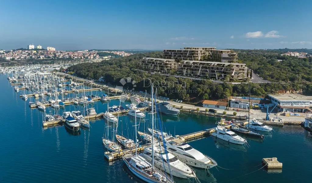 Vue aérienne - Apartment with Sea View in Medulin