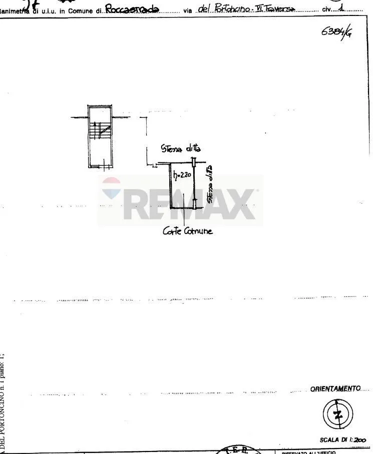 Plan - Three-Bedroom Apartment with Terraces in Roccastrada