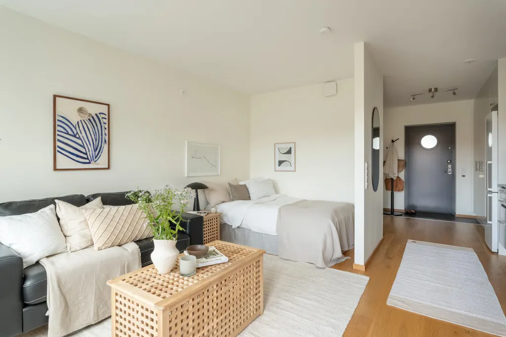 Séjour - Apartment with South Balcony in Kolla Parkstad