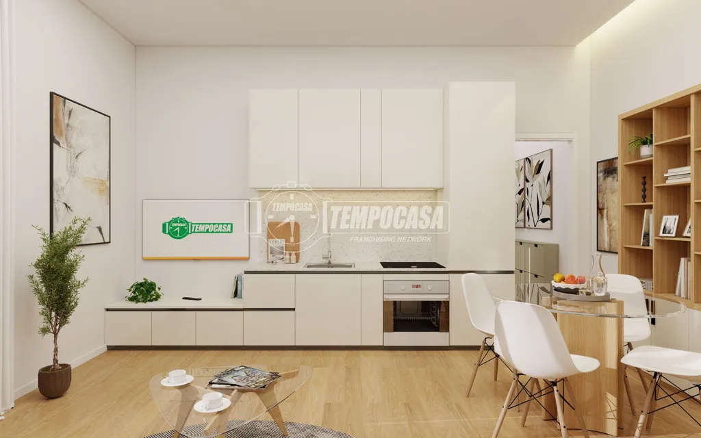 Cucina - Three-Bedroom Apartment in Historic Building, Milan