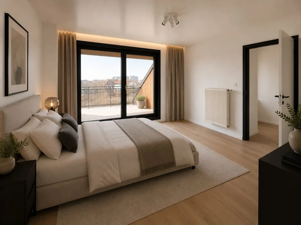 Magamistoad - Duplex Apartment with Sea View in Oostende