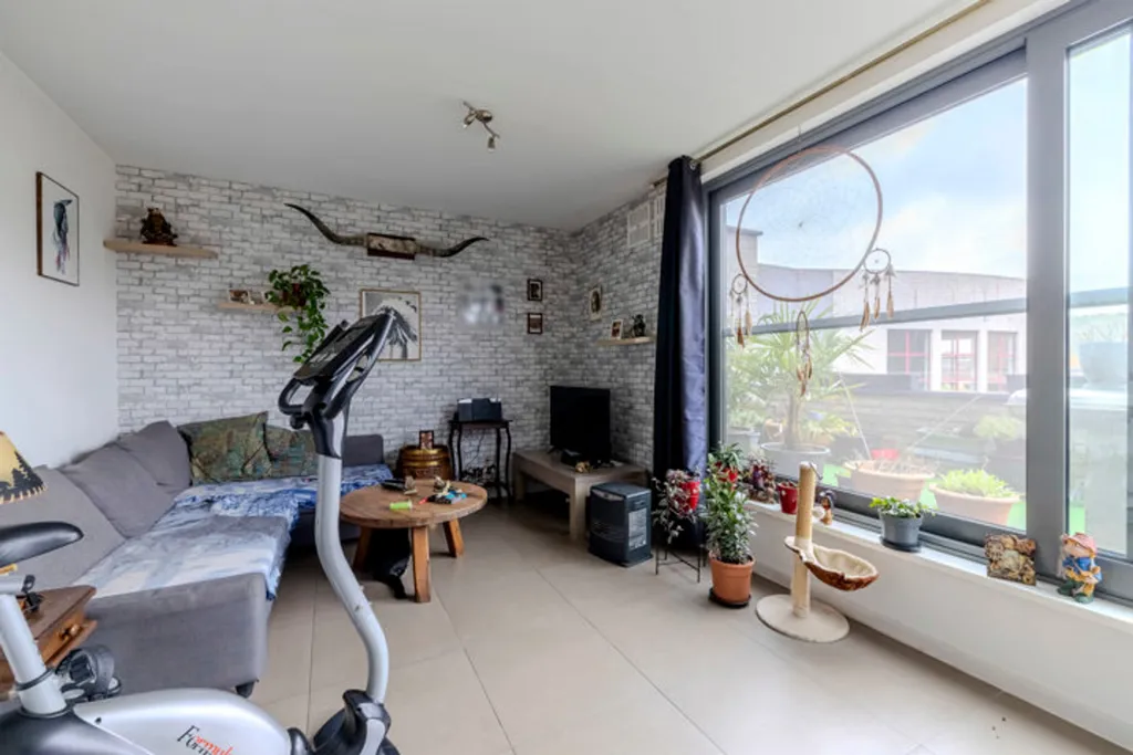 Living Room - Modern Apartment with Terrace in Mol