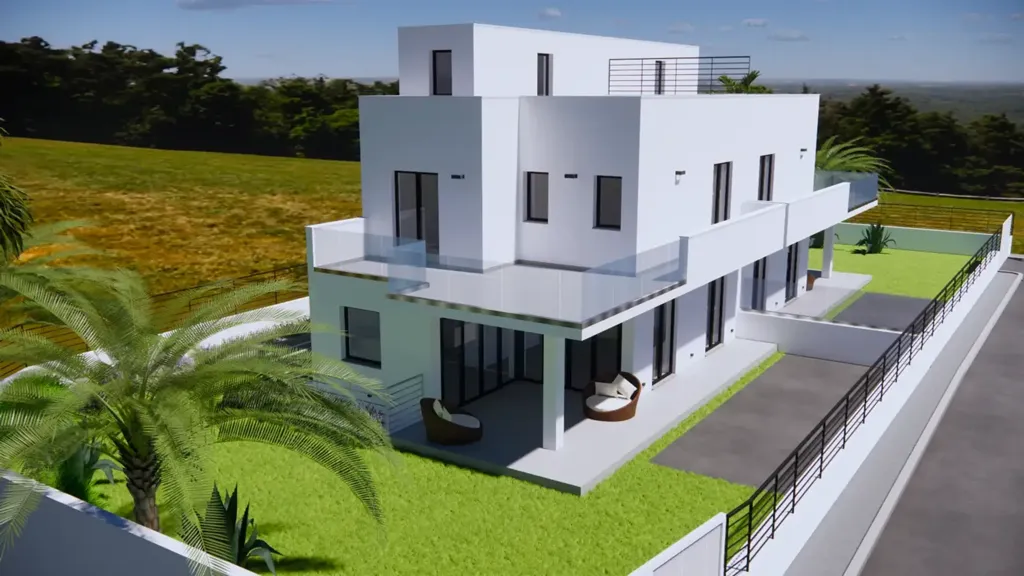 New Villa with Private Garden in Palermo