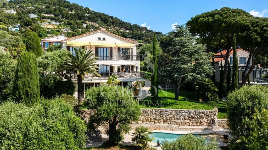 Aerial - Luxury Villa with Sea View in Roquebrune-Cap-Martin