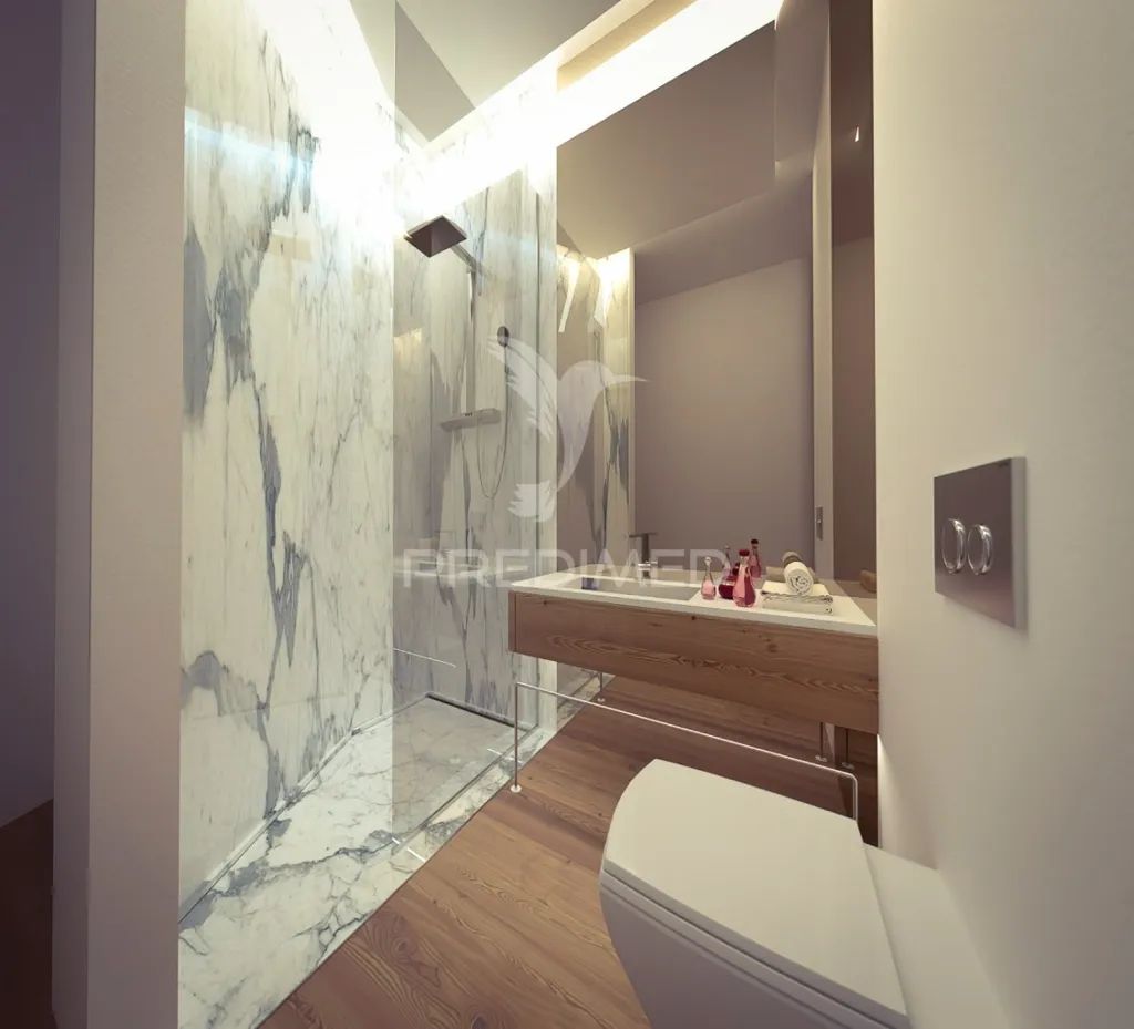 Salles de bain - New T1 Apartment with Garage in Braga