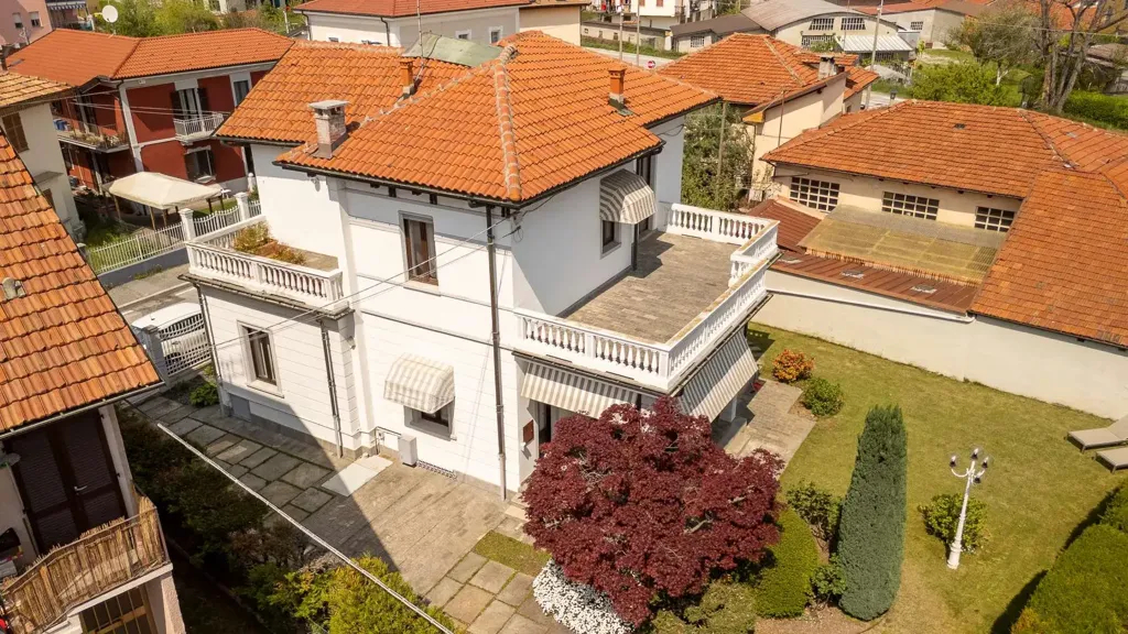 Vue aérienne - Luxury Villa with Garden in Cuneo