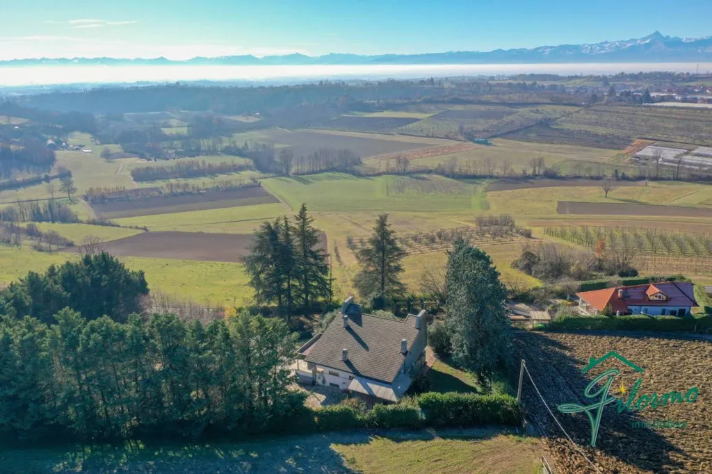 Vue aérienne - Rustic Villa with Terraces in Pino Torinese