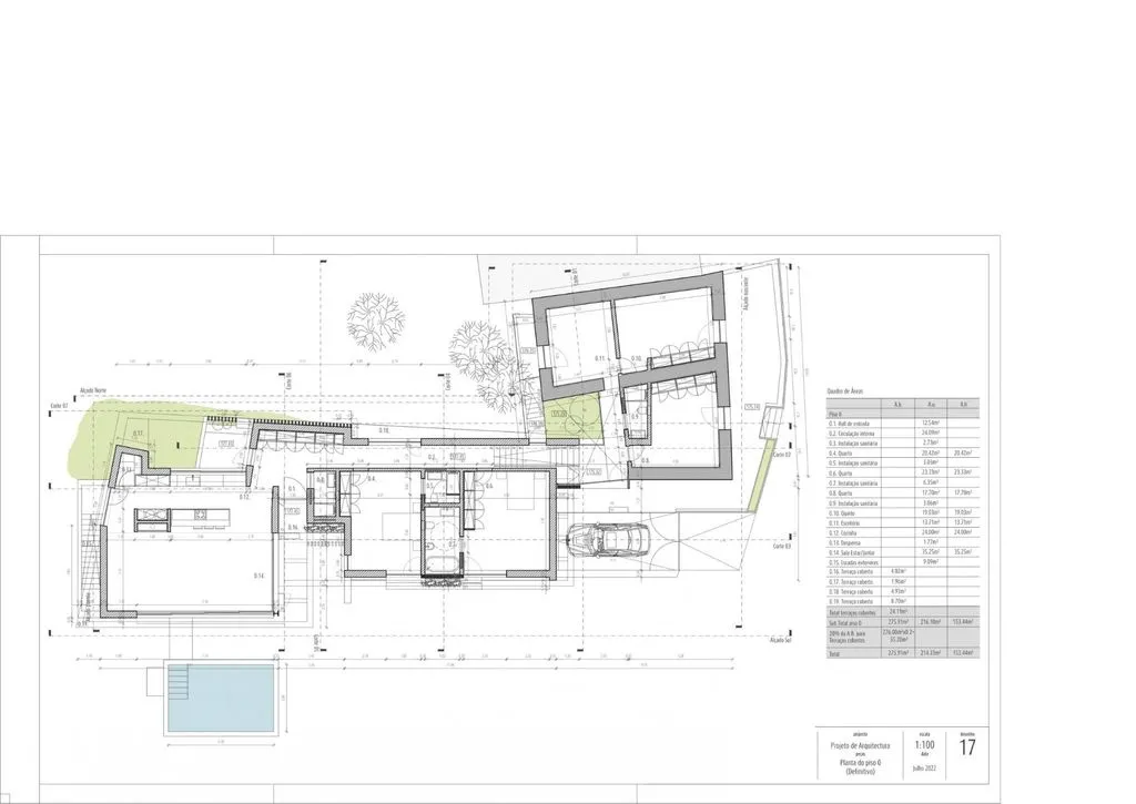 Plaan - Approved Villa Plot with Pool in Loulé