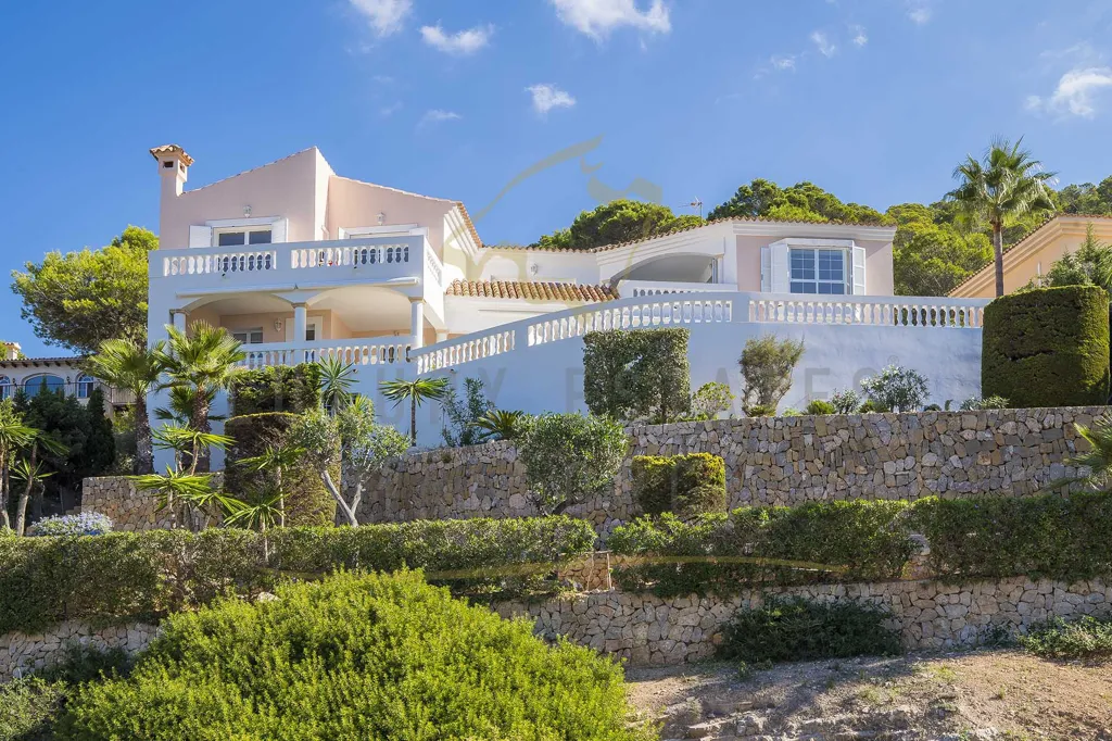 Exterior - Partially Renovated Villa with Ocean Views in Camp de Mar