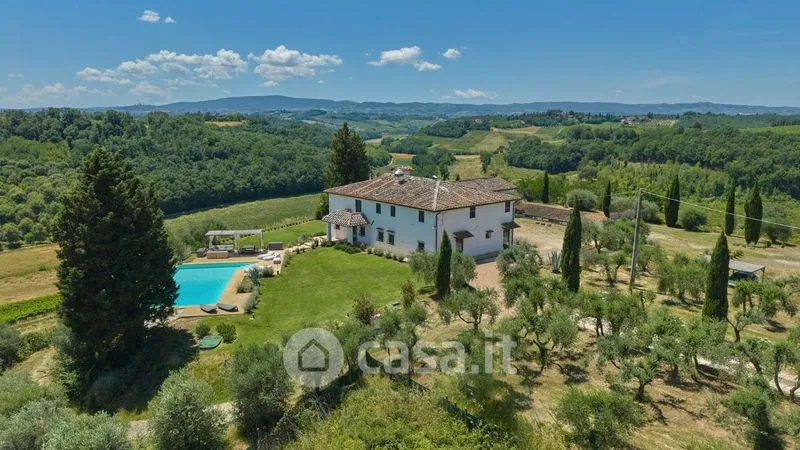 Vue aérienne - Tuscan-Style Villa with Pool in Certaldo