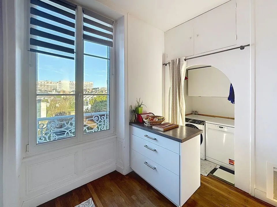 Kitchen - Renovated Apartment with Views in Angers Centre
