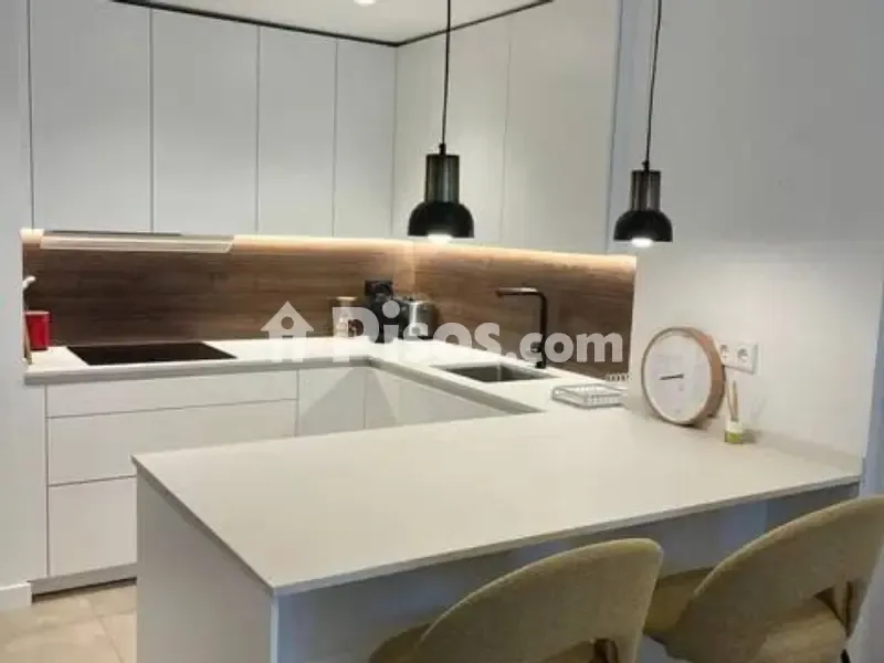 Cucina - Studio Apartment with Balcón in Zarautz