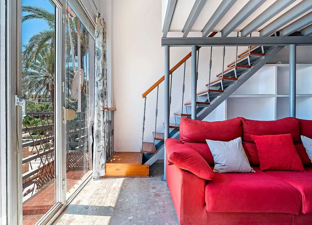 Living Room - Apartment with Sea View in Aguadulce