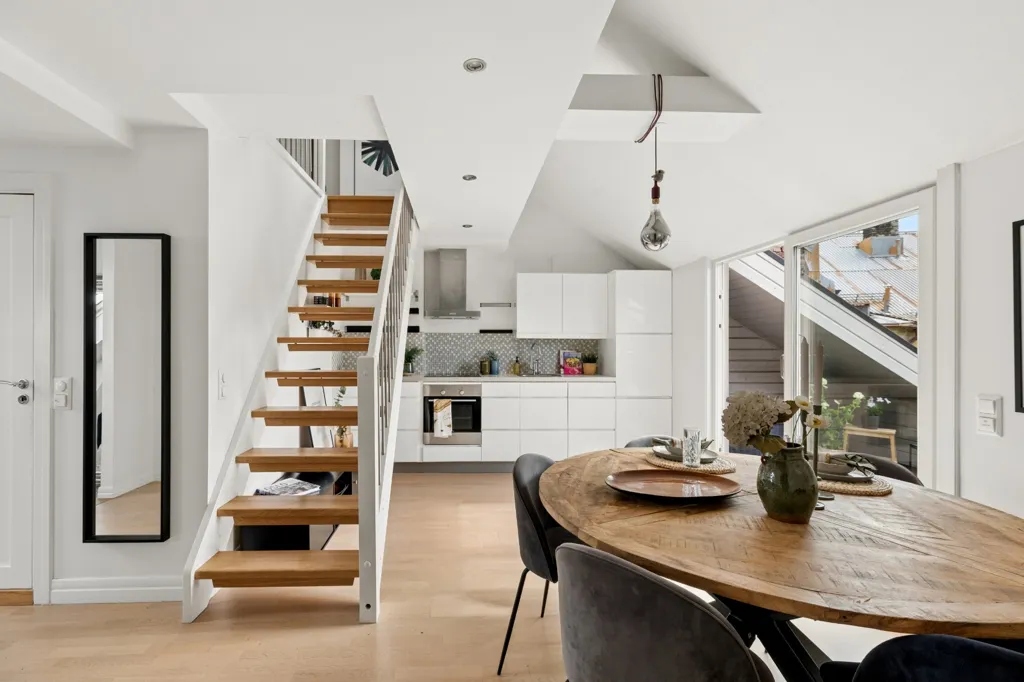 Söögituba - Loft Apartment with Rooftop Terrace in Frogner