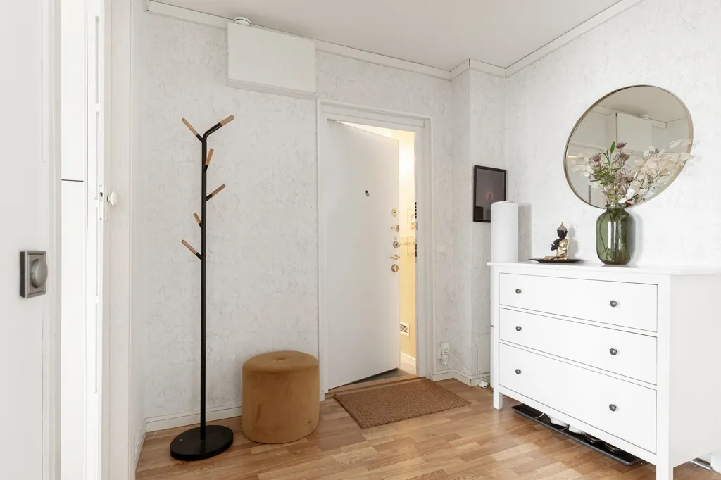 Entrée - Apartment with Balcony and View in Blå Staden