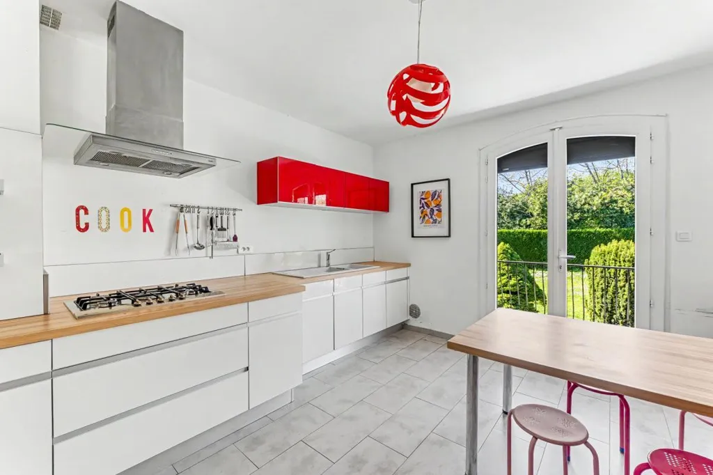 Cocina - Charming Atypical House with Pool in Ramonville