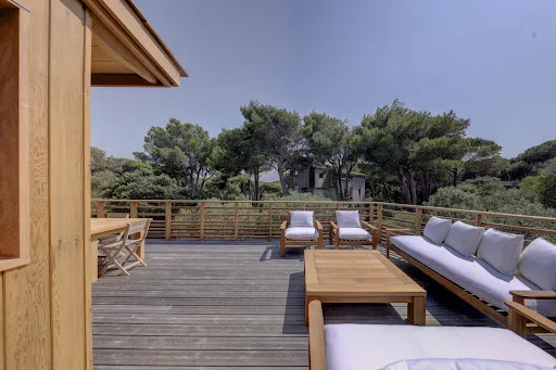 Terrace - Luxury Villa with Pool in Bonifacio