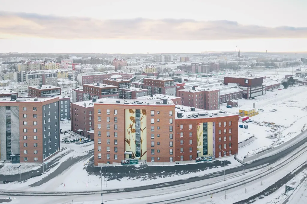 Vista aerea - Studio with Balcony in Pohjola, Turku