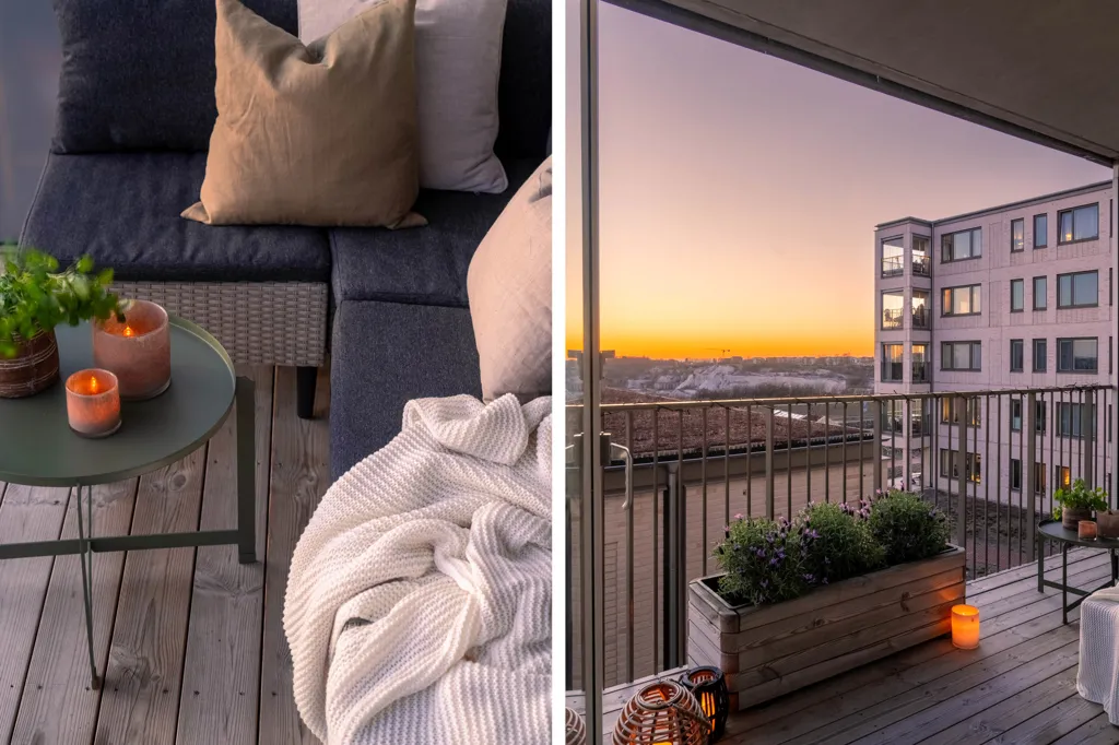 Balcone - Modern Two-Bedroom Flat with Balcony in Skåne
