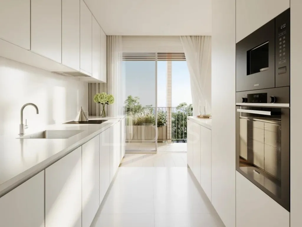 Köök - Contemporary Apartment with Balcony in Requesende, Porto