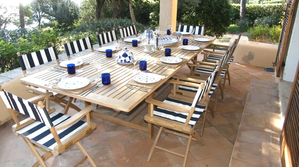Terrasse - Waterfront Villa with Private Beach in Porto Rafael