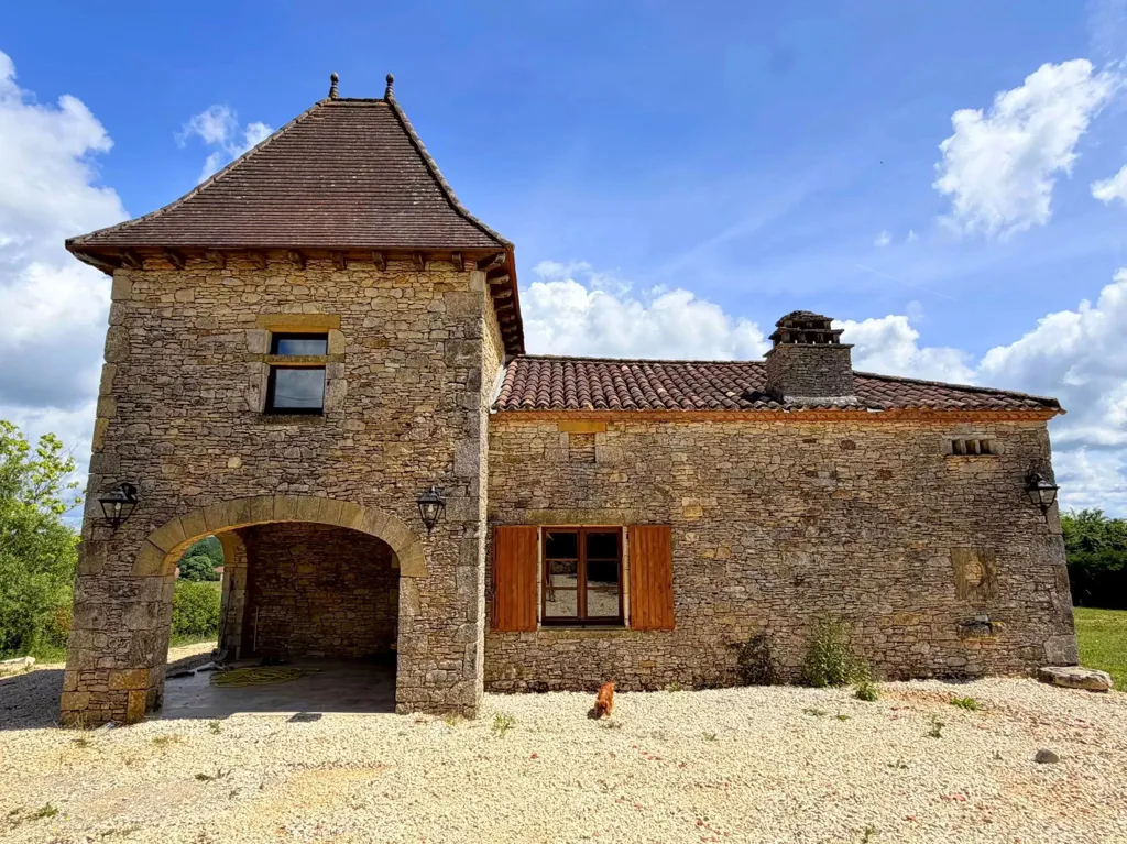 Extérieur - Maison Rénovée avec Permis Piscine à Monpazier