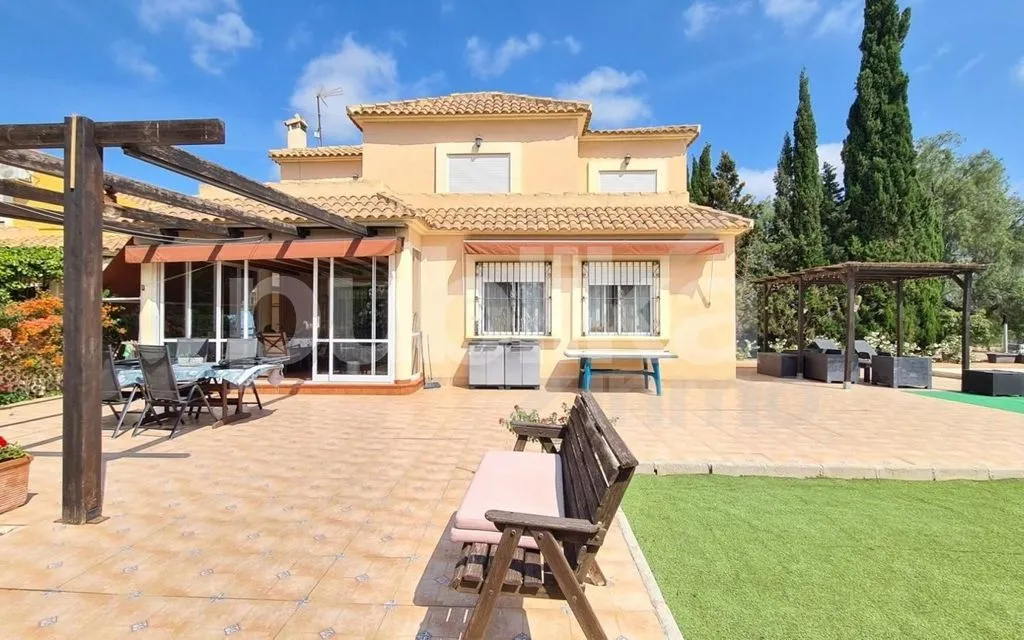 Terrasse - Luxury House with Pool in Perleta, Elche