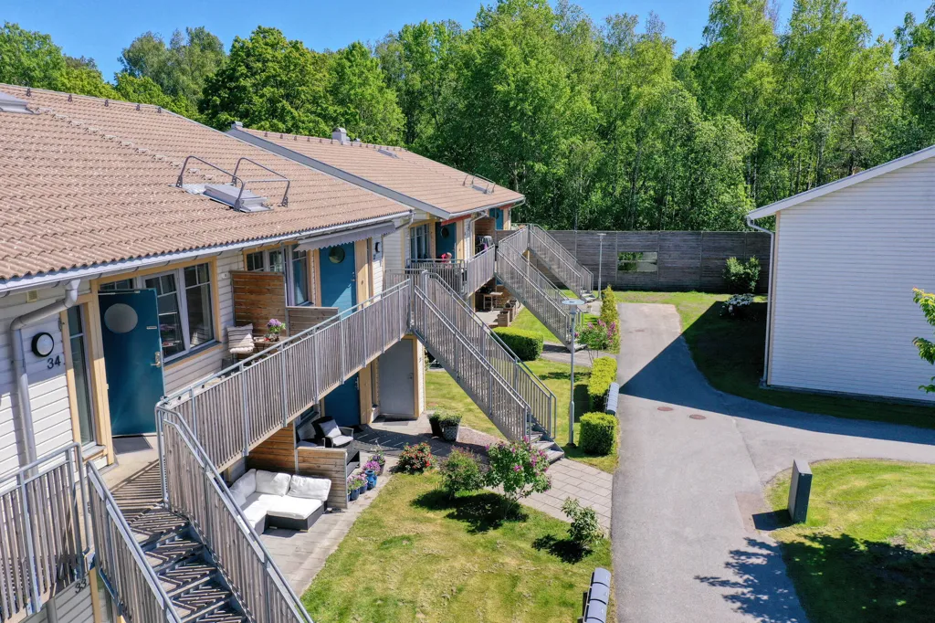 Vista aerea - Modern Apartment with Garden View in Göteborg