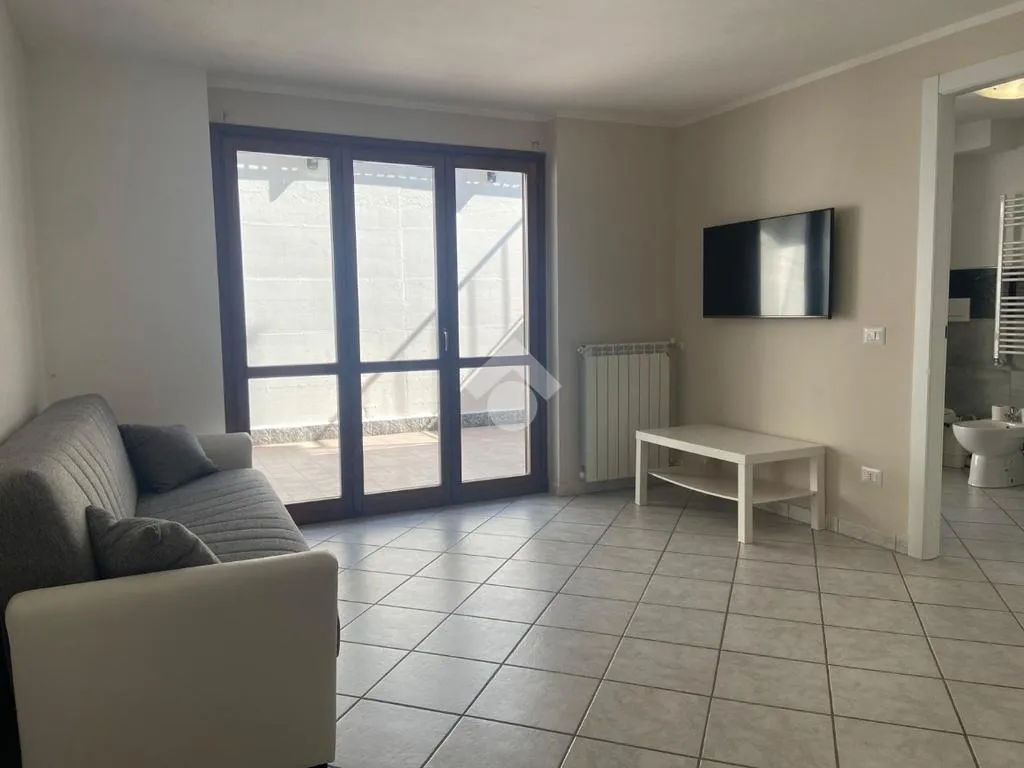 Living Room - Bright 2-Bedroom Apartment with Balcony in Corbetta