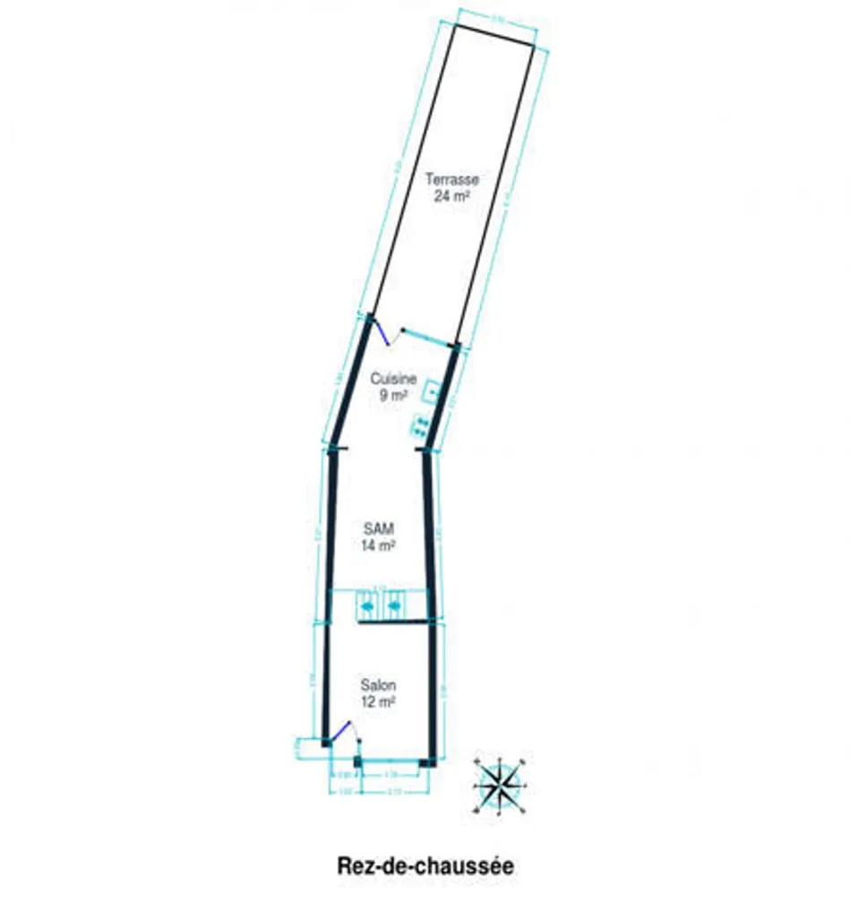 Plan - Maison avec Jardin et Terrasse dans le Nord