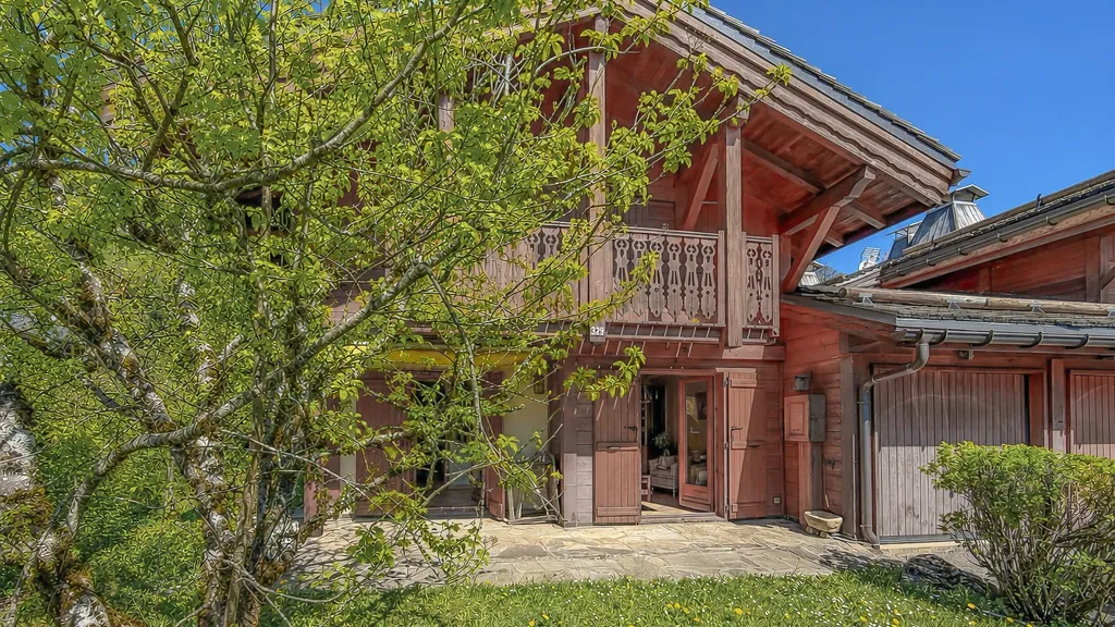Extérieur - Chalet avec Vue sur le Jaillet à Megève