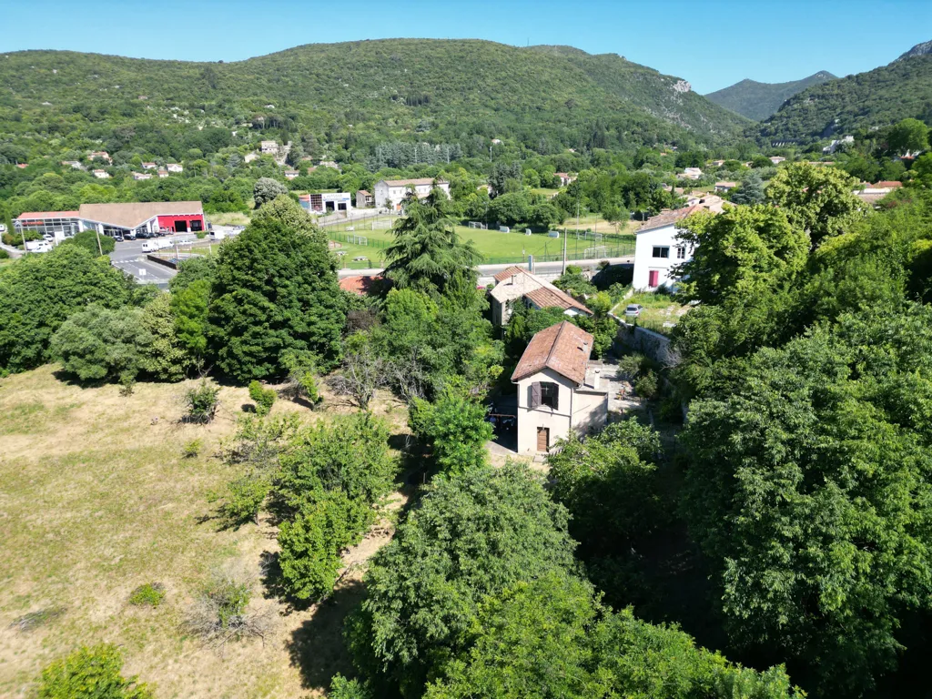 Õhuvaade - Renovatable Villa with Orchard in Ganges