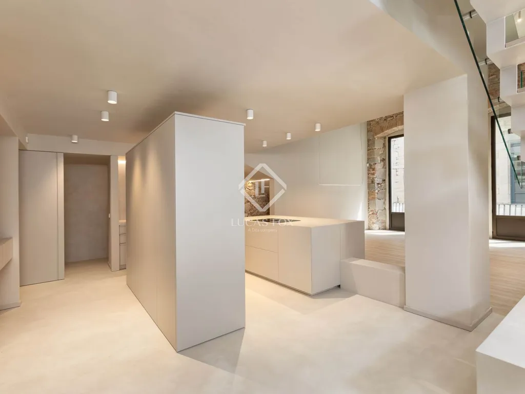 Cuisine - Penthouse in Renovated Palace, Girona