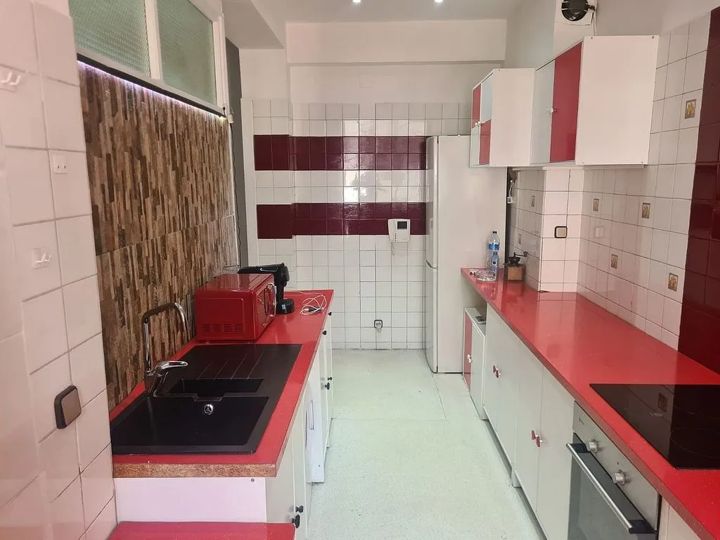 Köök - Furnished Flat with Air Conditioning in Chamberí